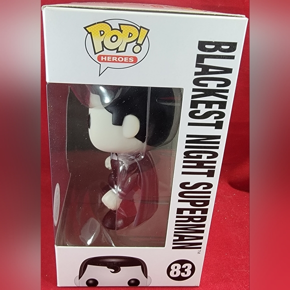Blackest night Superman gamestop exclusive funko # 83 (nib) - Picture 5 of 7
